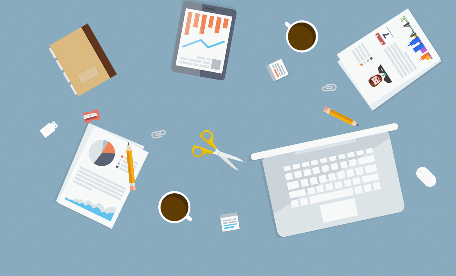 Article avec image d'un bureau